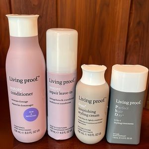 Brand New Living Proof Restore Conditioner No Frizz PHD Cream and Treatment